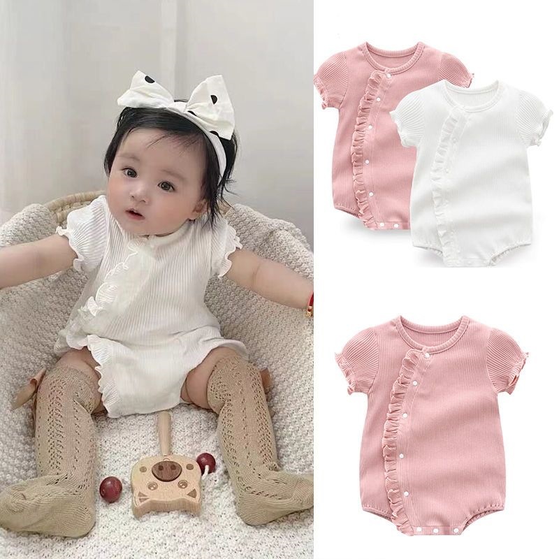 Baby Products Korean - Macacão de Renda para Bebês e