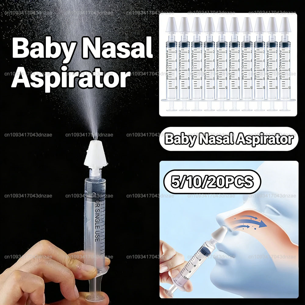 Baby Products Essentials - Seringa Aspiradora Nasal para Bebês, Limpador