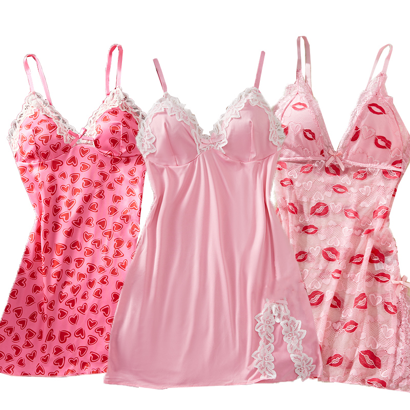 Baby Products Gift Set - Conjunto de Camisola Sexy Feminina com