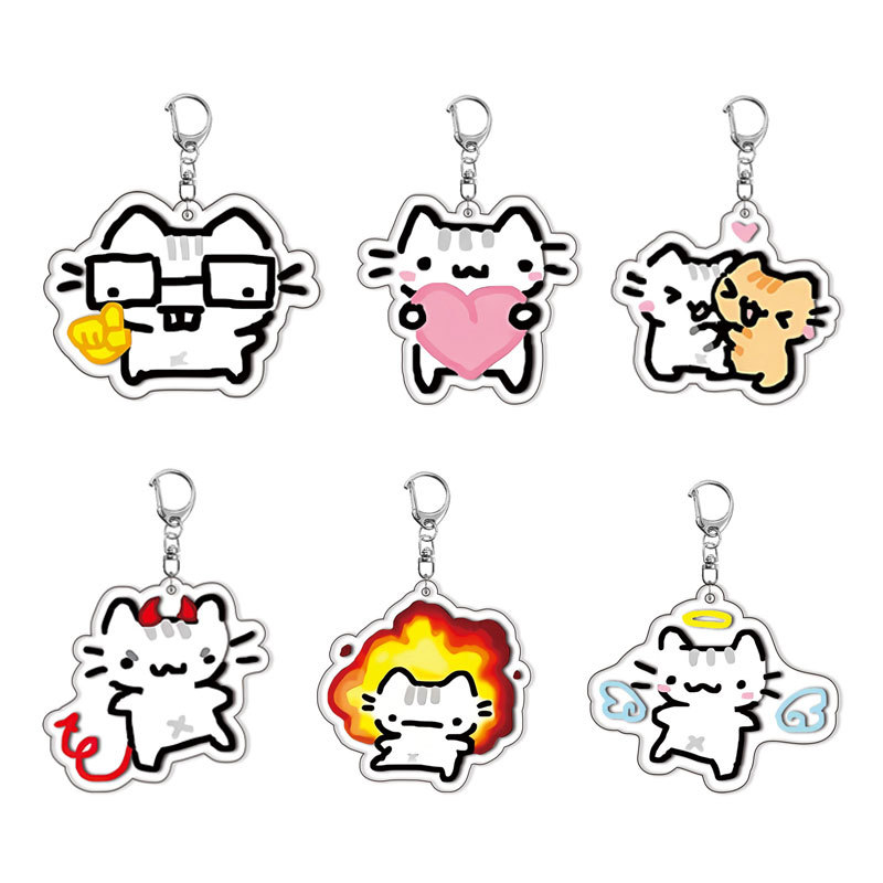 Baby Products With Zinc - Gato gatinho chaveiro acrílico adorável saco