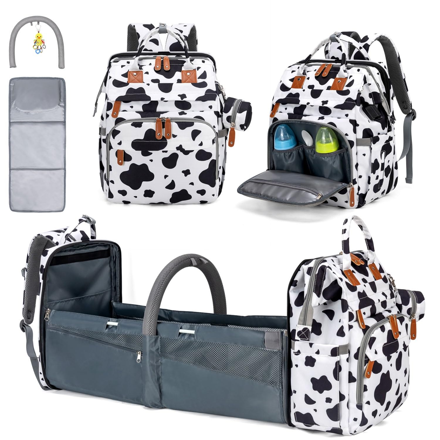 Mochila de Fraldas KABAQOO com - Baby Products Essentials avaliação e preço