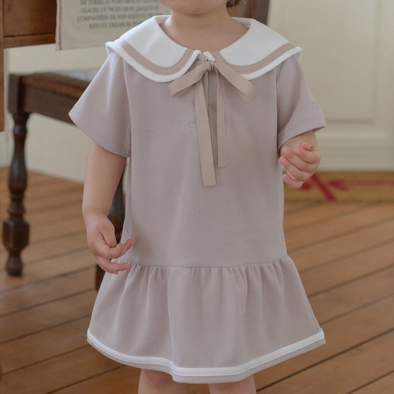 Vestido de Gola para Bebê Meni - Baby Products Korean avaliação e preço