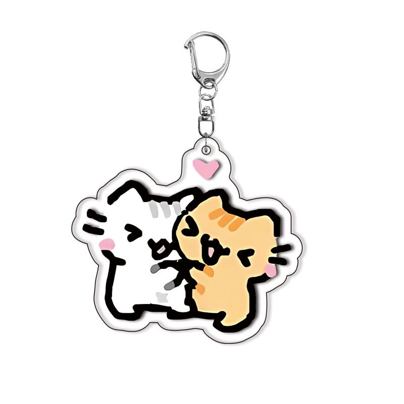 Gato gatinho chaveiro acrílico - Baby Products With Zinc avaliação e preço